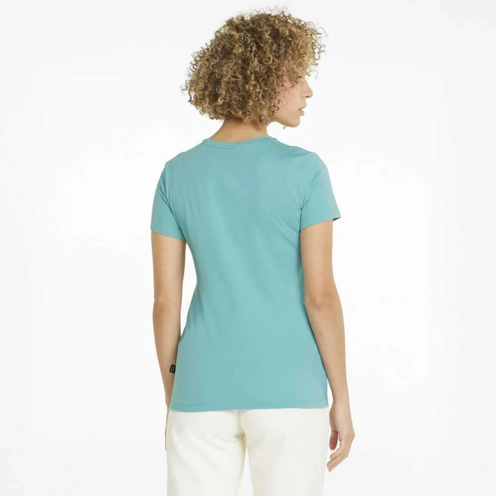 Puma Palaidinė Moterims Ess logo Tee Žalias 586775 61