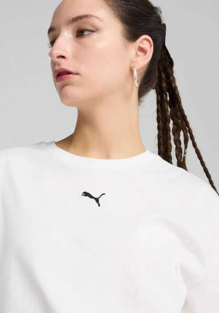 Puma Palaidinė Moterims Ess Relaxed Tee Baltas 684971 02