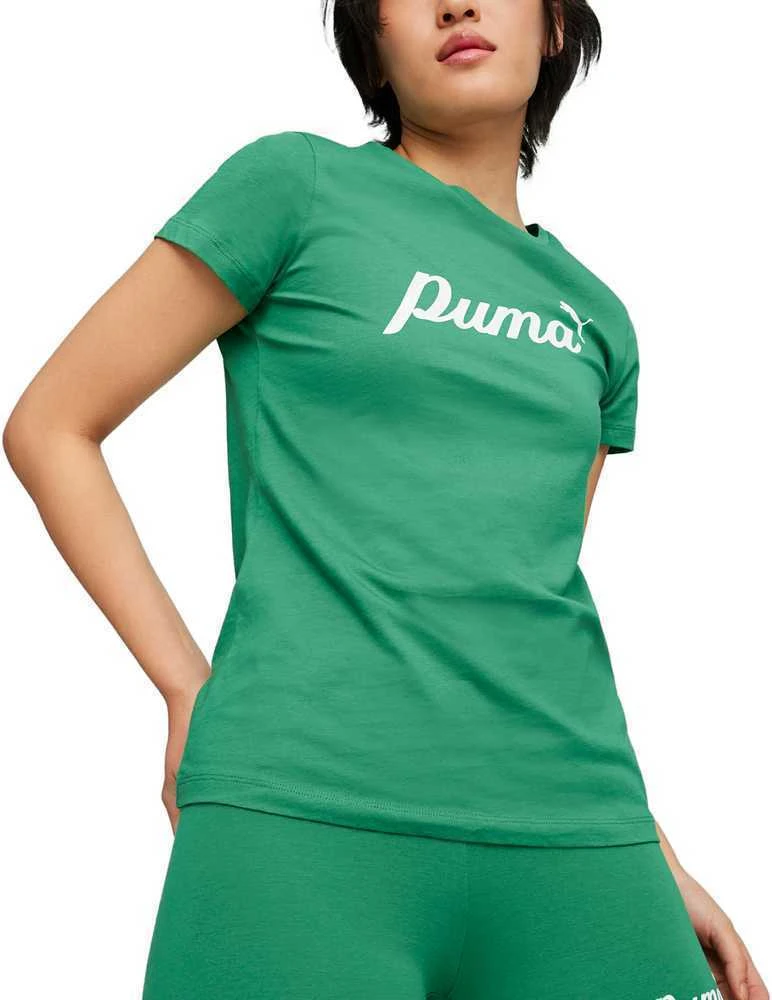 Puma Palaidinė Moterims ESS+ Script Tee Žalias 679315 86