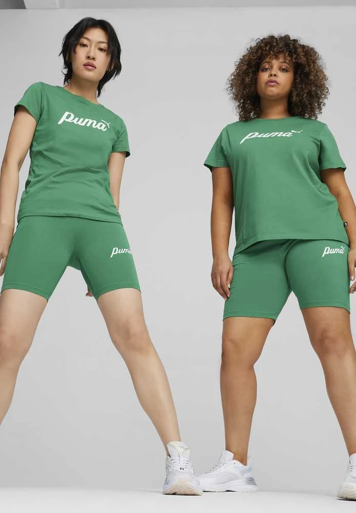Puma Palaidinė Moterims ESS+ Script Tee Žalias 679315 86