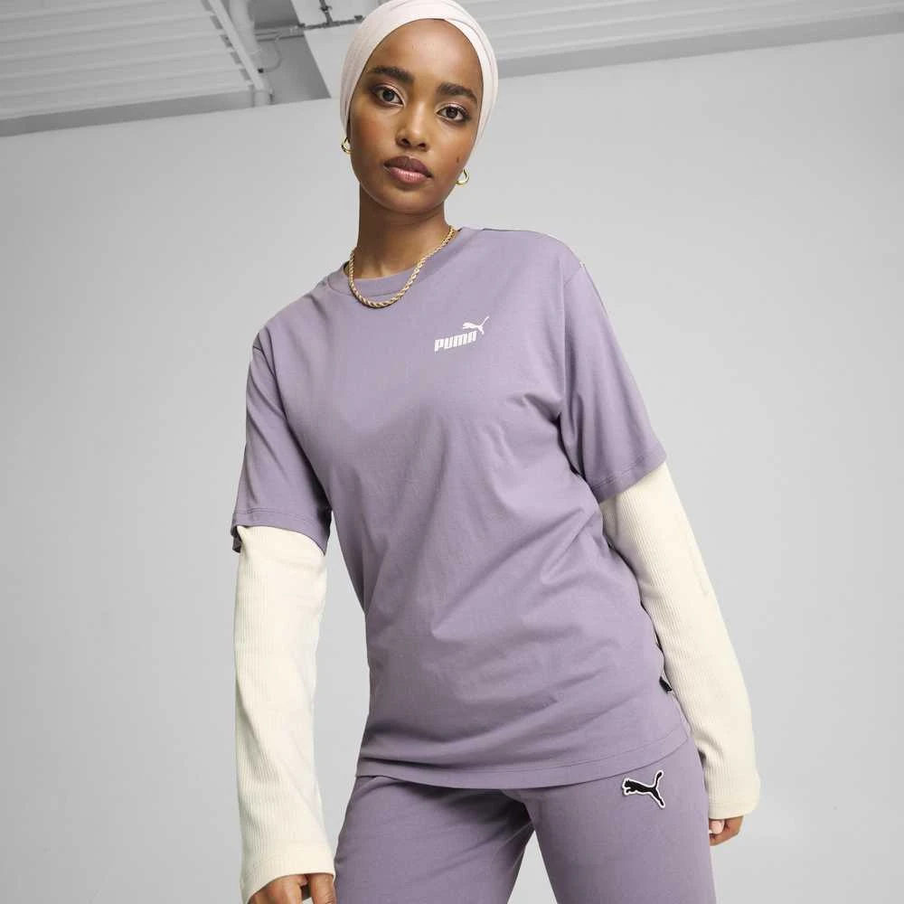 Puma Palaidinė Moterims Ess Tape Tee Violetinė 675994 30