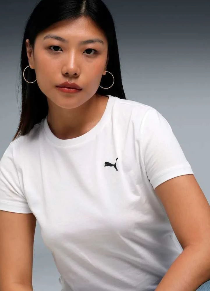 Puma Palaidinė Moterims Ess Tee Baltas 682374 02