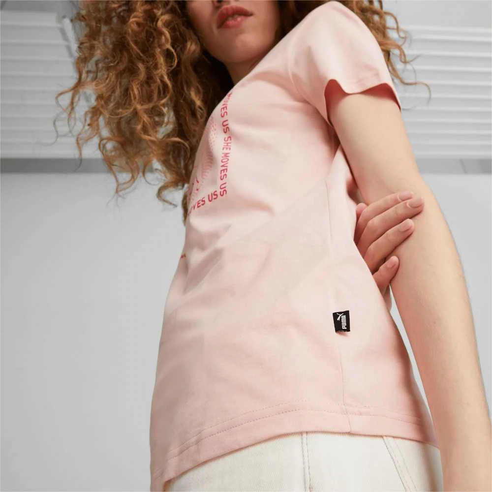 Puma Palaidinė Moterims Graphics She Move Rožinė 674451 66