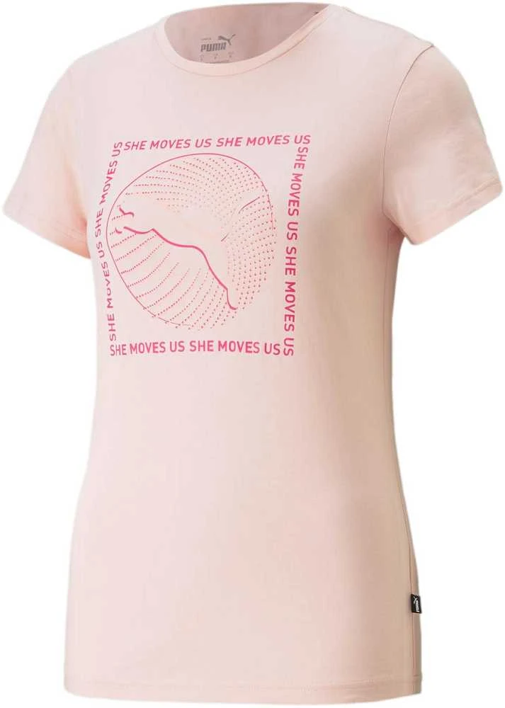 Puma Palaidinė Moterims Graphics She Move Rožinė 674451 66