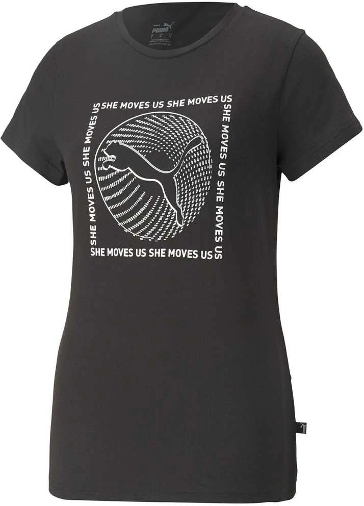 Puma Palaidinė Moterims Graphics She Move Juodas 674451 01