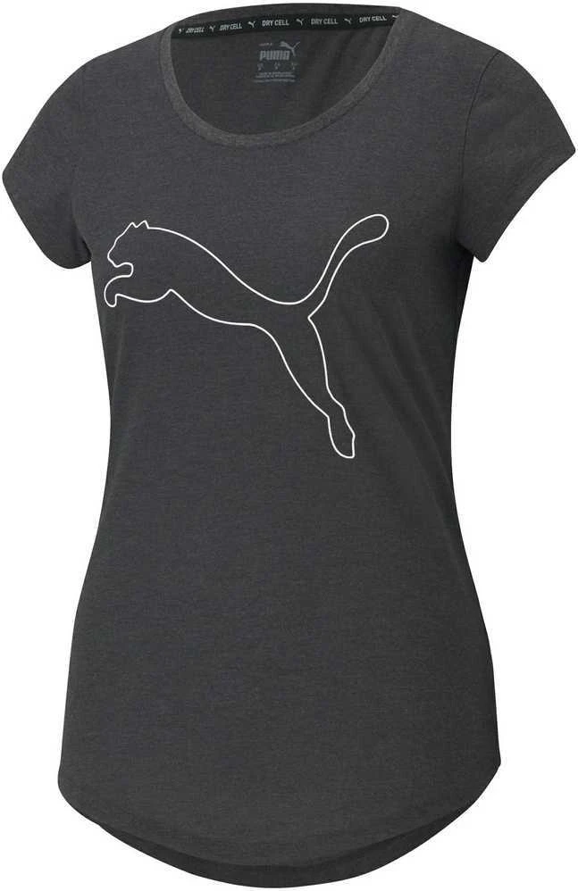 Puma Palaidinė Moterims Performance Heather Cat Tee Pilkas 520320 07