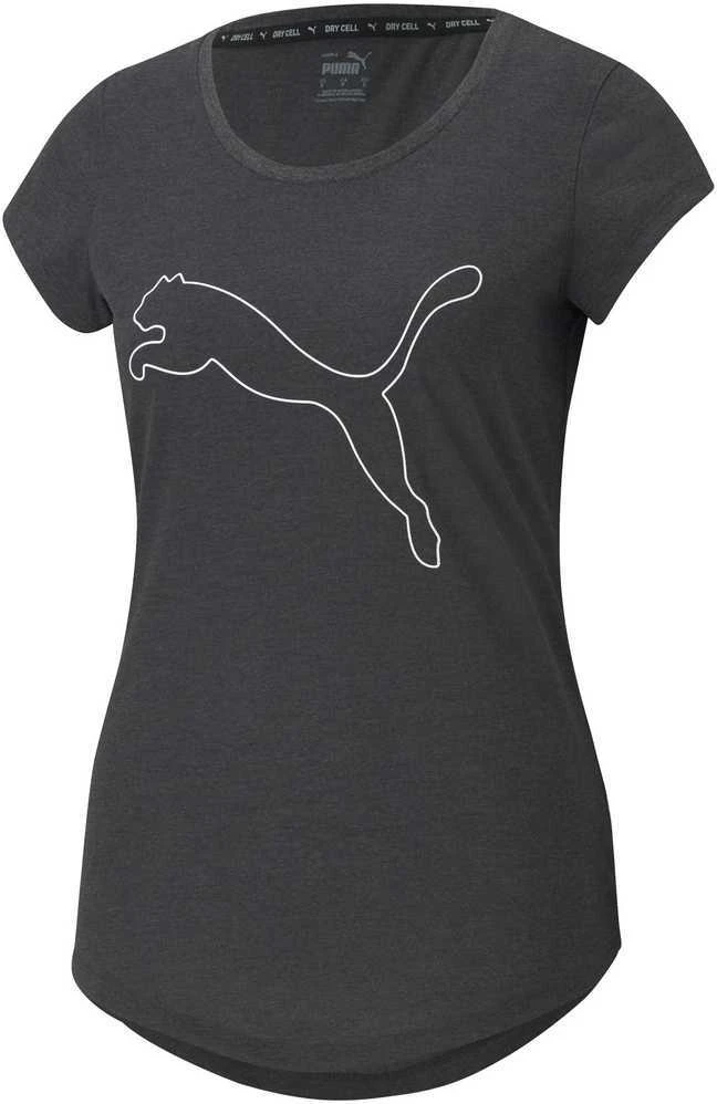 Puma Palaidinė Moterims Performance Heather Cat Tee Pilkas 520320 07