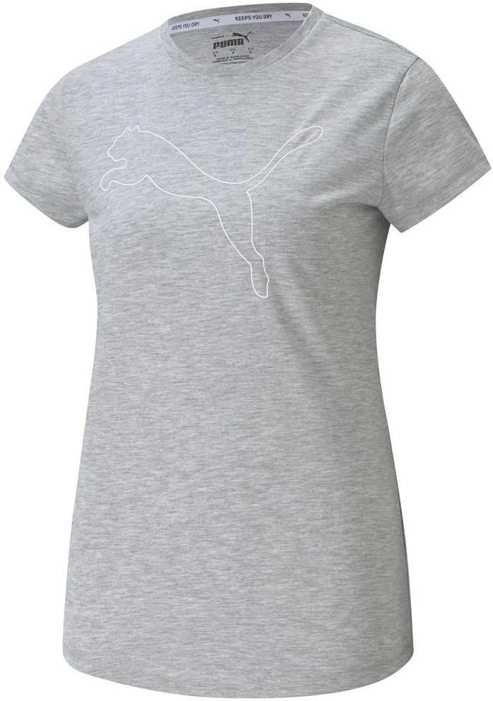 Puma Palaidinė Moterims Rtg Heather Logo Tee Pilkas 586455 04