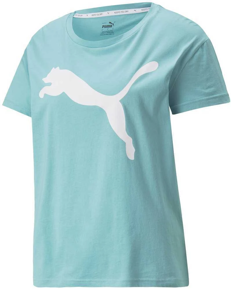 Puma Palaidinė Moterims Rtg Logo Tee Porcelain Mint 586454 61