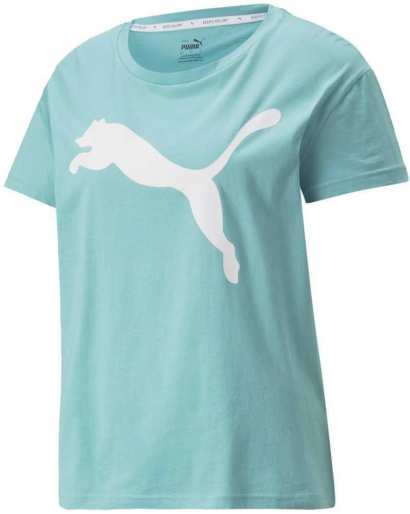 Puma Palaidinė Moterims Rtg Logo Tee Porcelain Mint 586454 61
