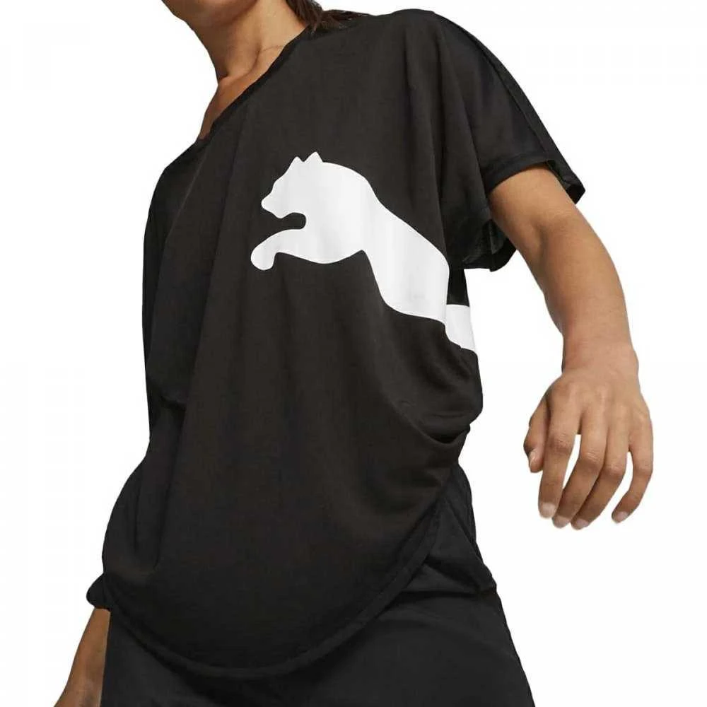 Puma Palaidinė Moterims Train All Day Big Cat Tee Juodas 523802 51