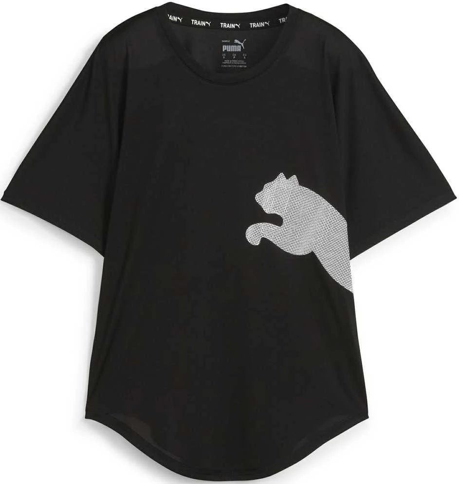 Puma Palaidinė Moterims Train All Day Big Cat Tee Juodas 523802 51