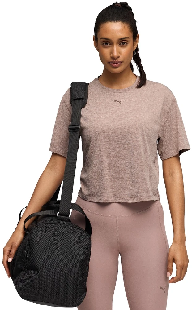 Puma Palaidinė Moterims W Cloudspun Relaxed Tee Sandstone Heather 527457 88