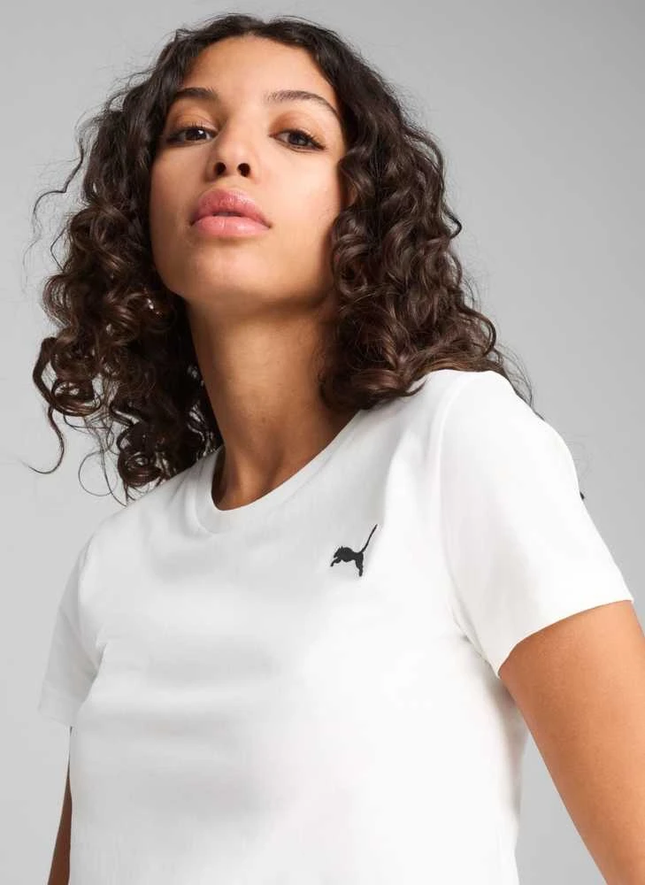 Puma Palaidinė Moterims Wardrobe Ess Baby Tee Baltas 629745 02