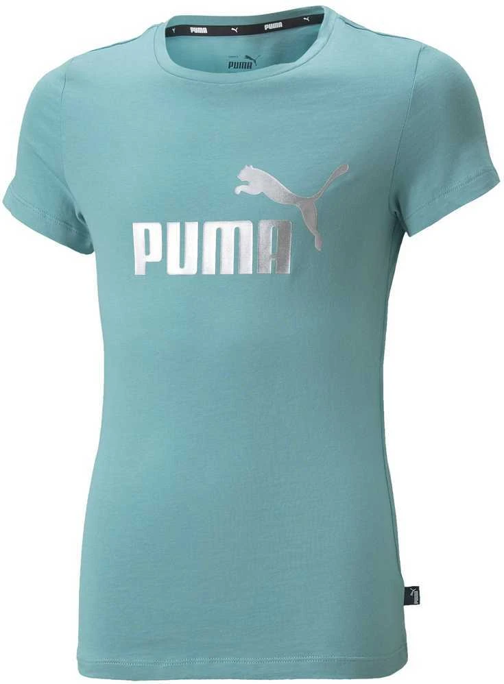 Puma Palaidinė Paaugliams Ess+ Logo Tee Žalias 846953 61