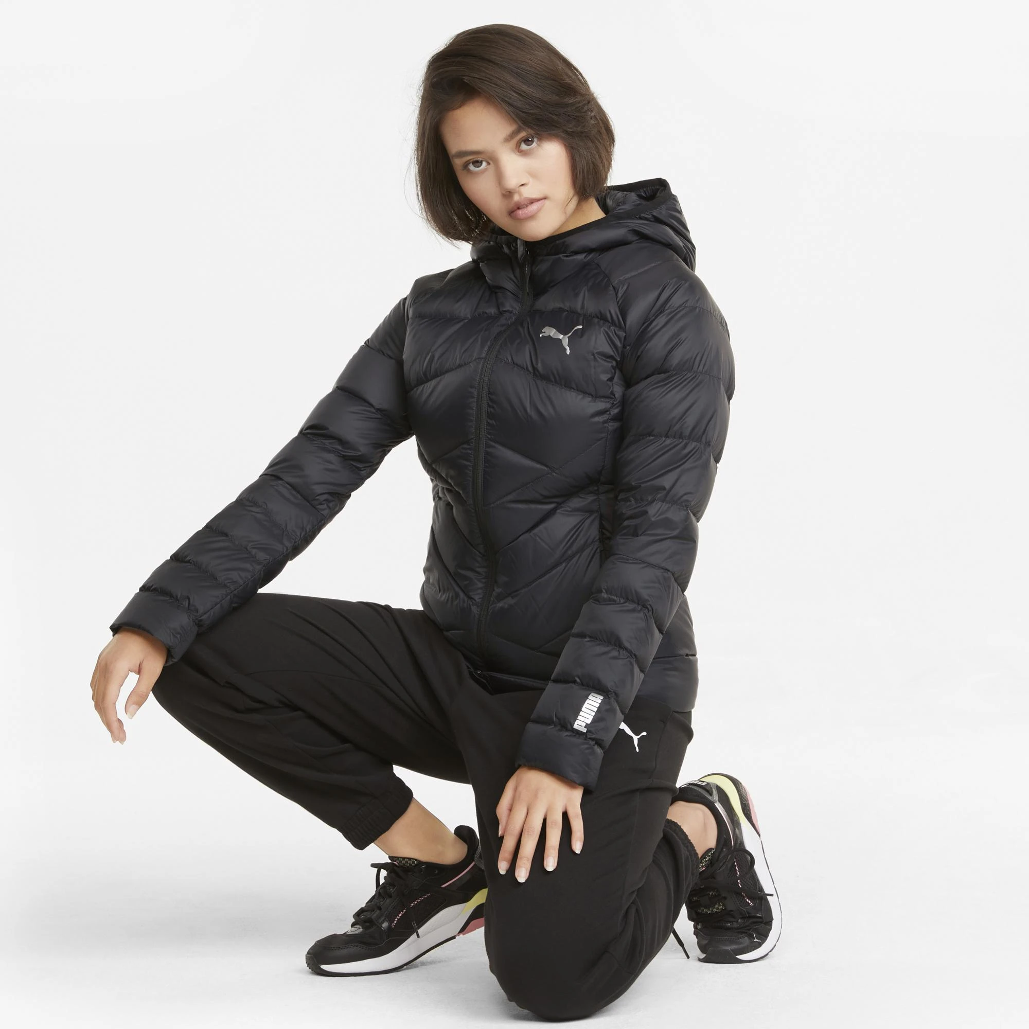 Puma Pūkinė Striukė Moterims Pwrwarm PackLite 600 Hd Juodas 587706 01