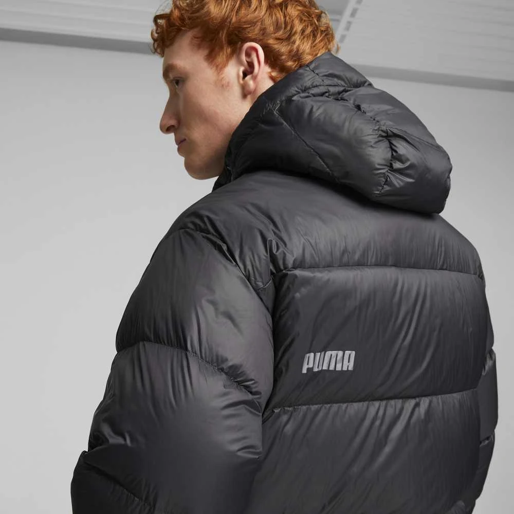 Puma Pūkinė Striukė Vyrams Lightweight Hooded Juodas 675377 01