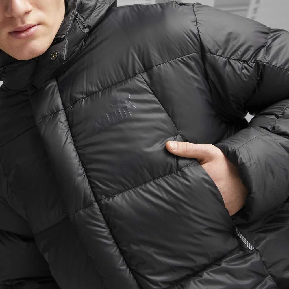 Puma Pūkinė Striukė Vyrams Lightweight Hooded Juodas 675377 01
