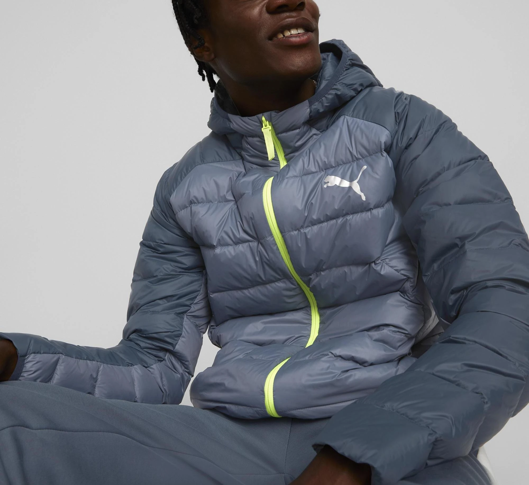 Puma Pūkinė Striukė Vyrams PackLite Hooded Mėlyna 849355 18