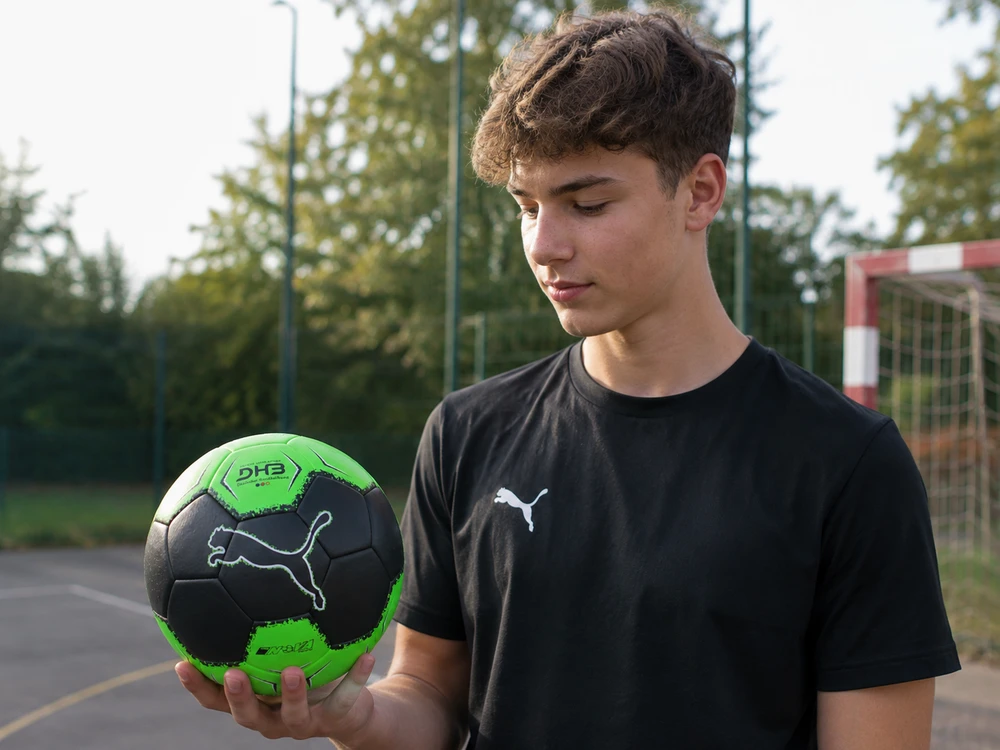 Puma Rankinio Kamuolys Nova Training Juodas Žalias 085097 01