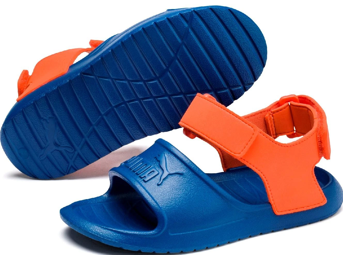 Puma Sandalai Vaikams Divecat V2 Injex Mėlyna Oranžinis 369546 04