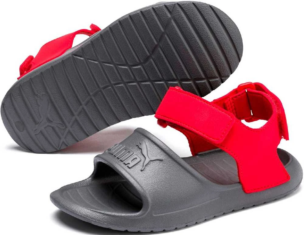 Puma Sandalai Vaikams Divecat V2 Injex Pilkas Raudona 369546 05