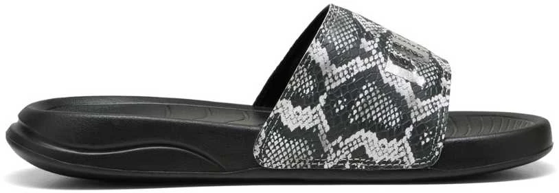 Puma Šlepetės Moterims Popcat 20 Snake Chic Juodas/Puma Sidabrinis 401706 01