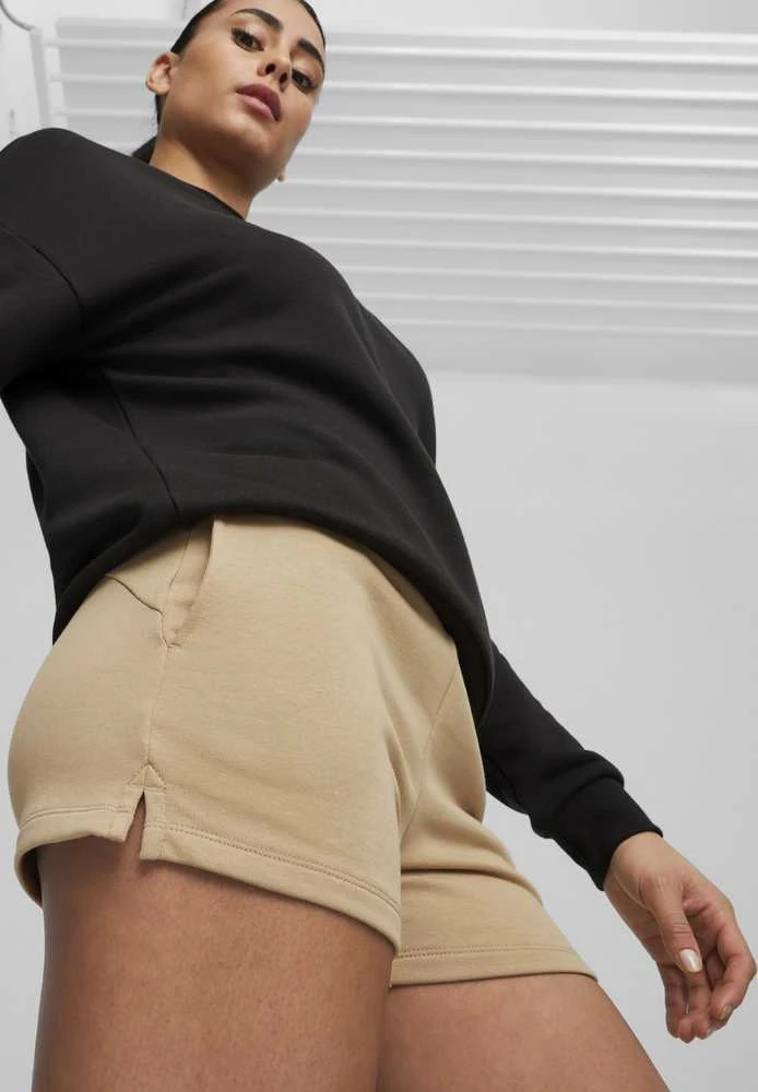 Puma Šortai Moterims Ess 4'' Sweat Shorts Kreminis 586825 84