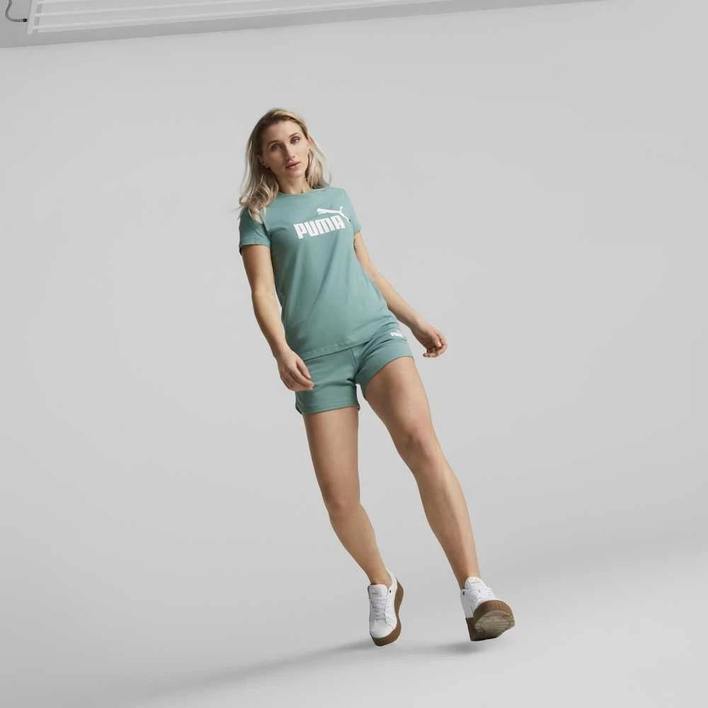 Puma Šortai Moterims Ess 5" High Waist Žalias 848339 90