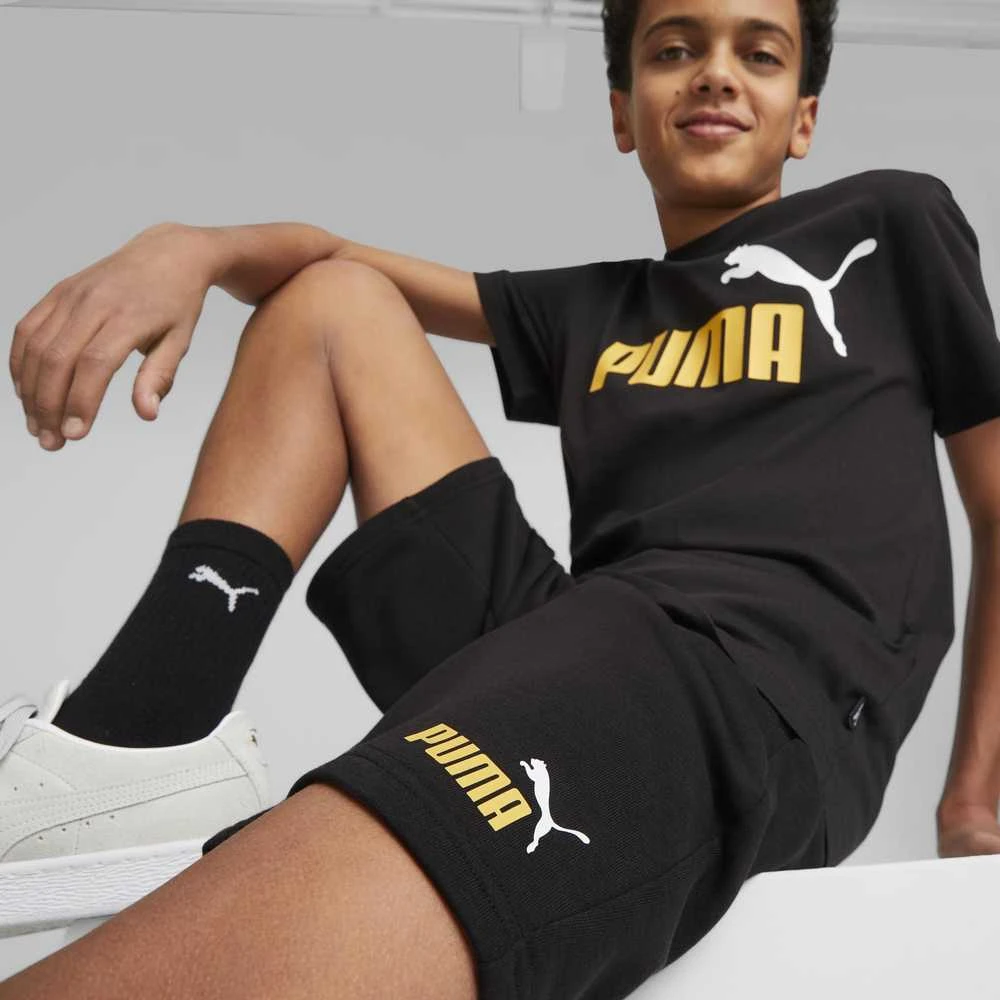 Puma Šortai Paaugliams Ess+ 2 Col Juodas 586989 91