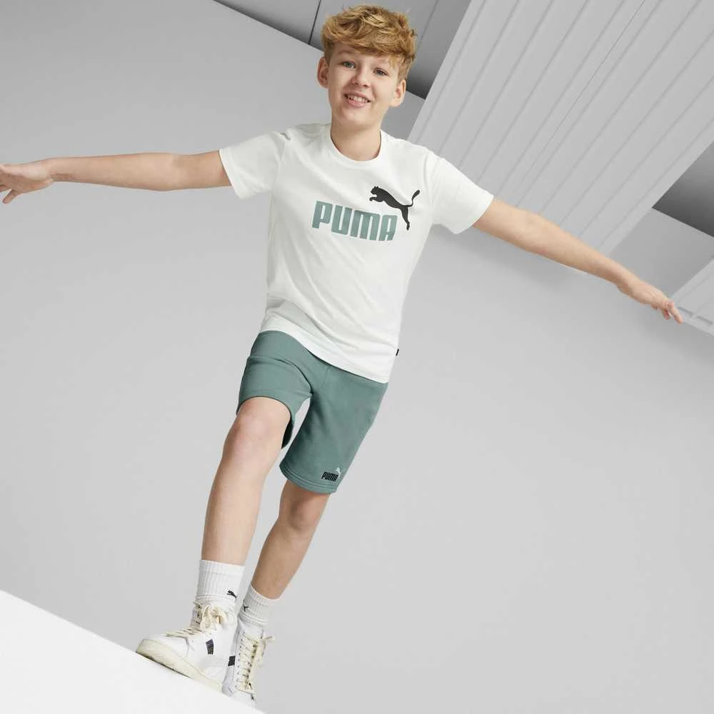 Puma Šortai Paaugliams Ess+ 2 Col Žalias 586989 84