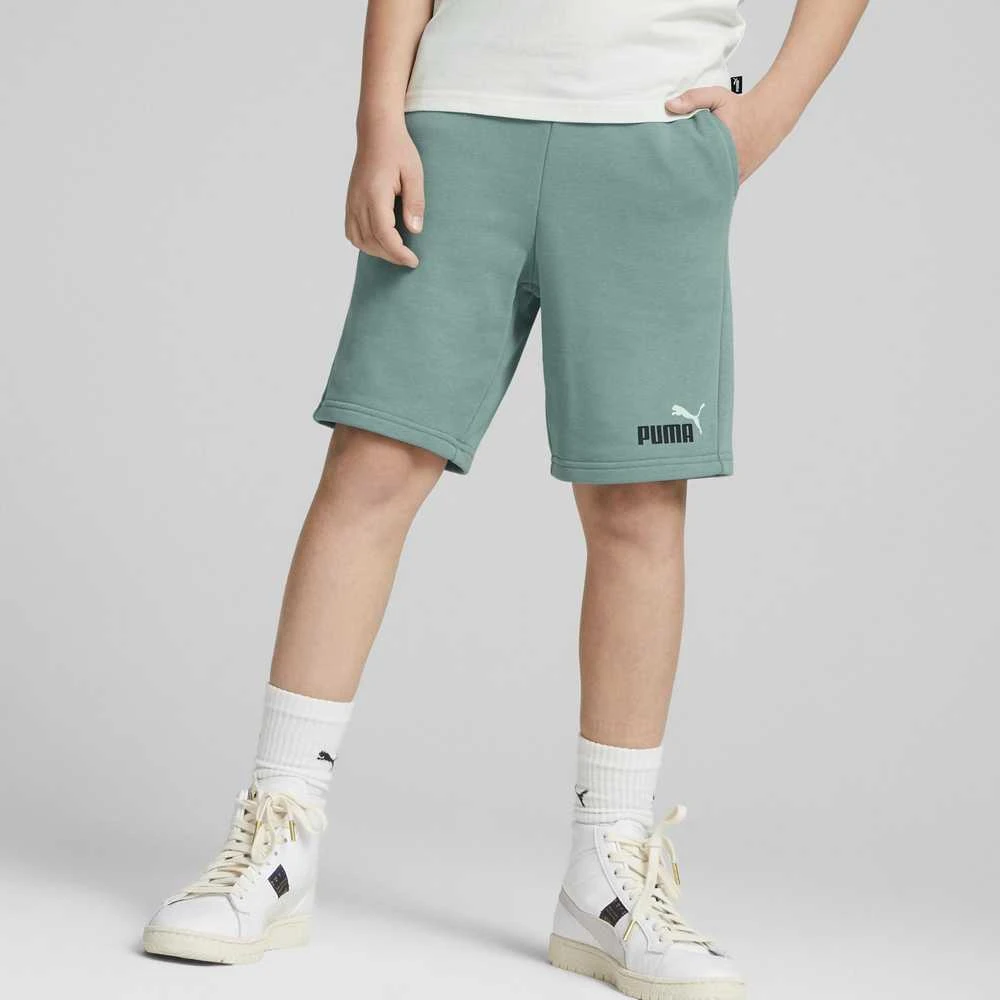 Puma Šortai Paaugliams Ess+ 2 Col Žalias 586989 84