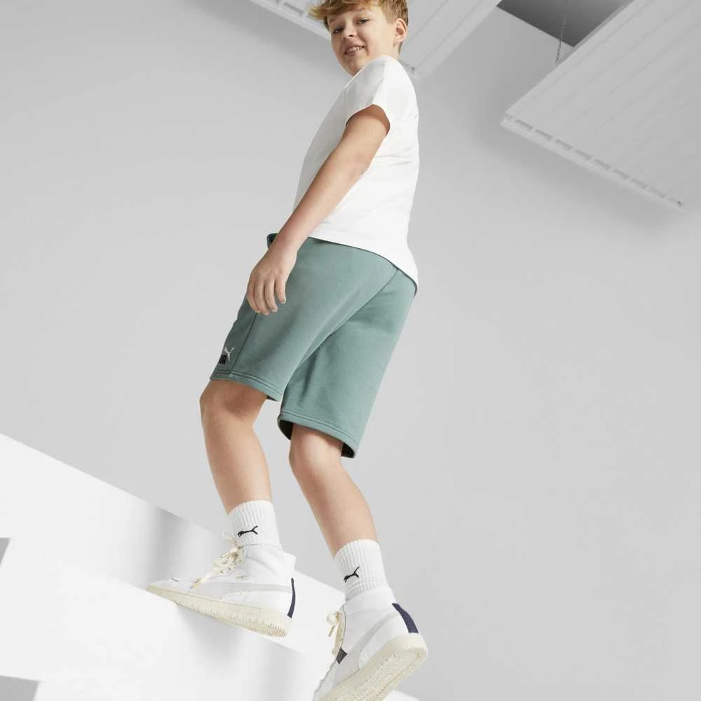 Puma Šortai Paaugliams Ess+ 2 Col Žalias 586989 84