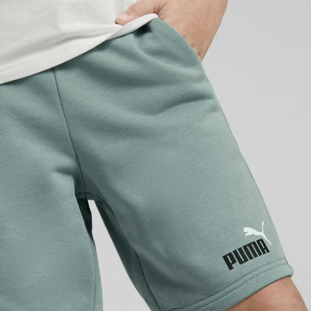 Puma Šortai Paaugliams Ess+ 2 Col Žalias 586989 84