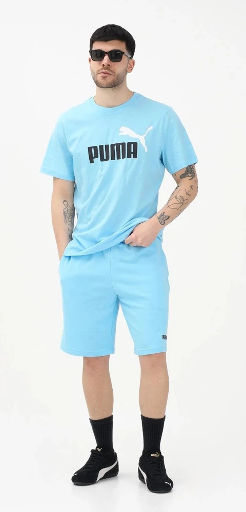 Puma Šortai Vyrams Ess 2 Color No. 1 Shorts Light Mėlyna 684715 45