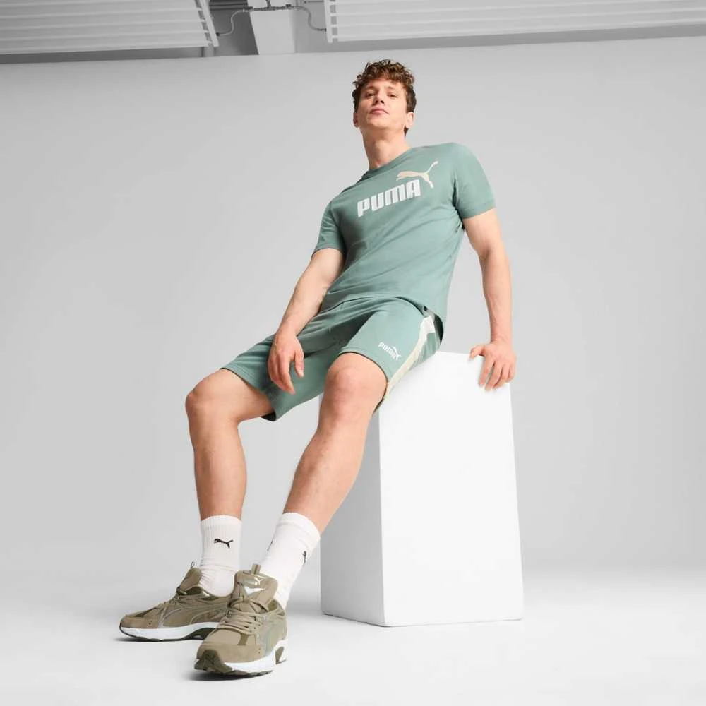 Puma Šortai Vyrams Ess Block Shorts Žalias 684690 30
