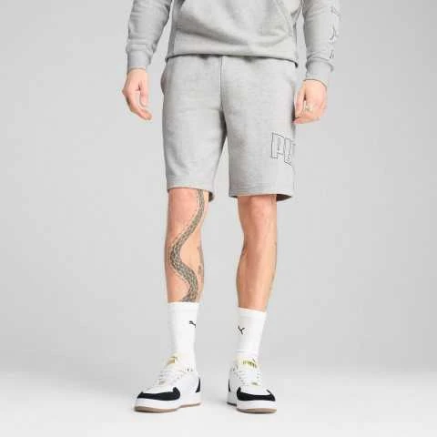 Puma Šortai Vyrams Ess Logo Lab Exec Shorts Pilkas 684670 04