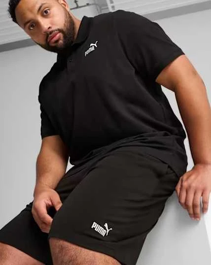 Puma Šortai Vyrams Ess No. 1 Logo Jersey Juodas 682600 01