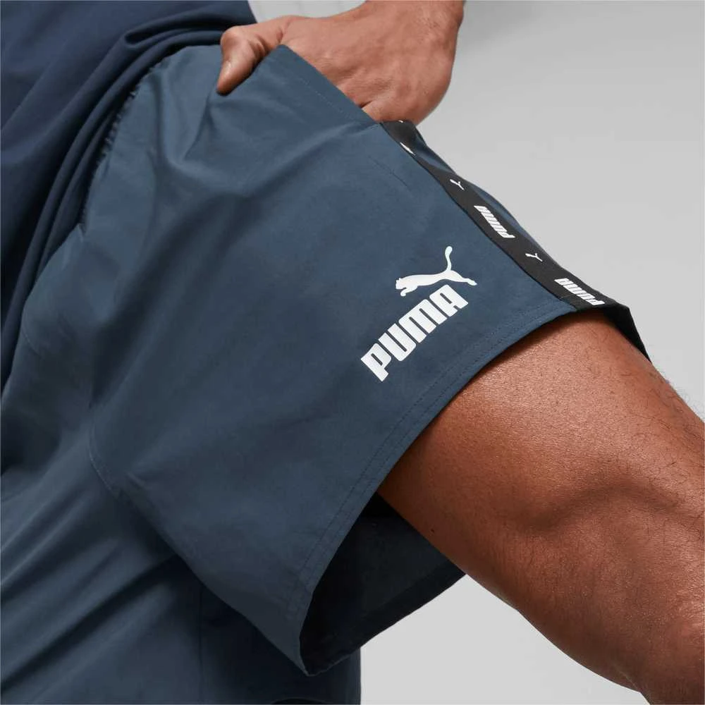 Puma Šortai Vyrams Ess+ Tape Woven Mėlyna 849043 16