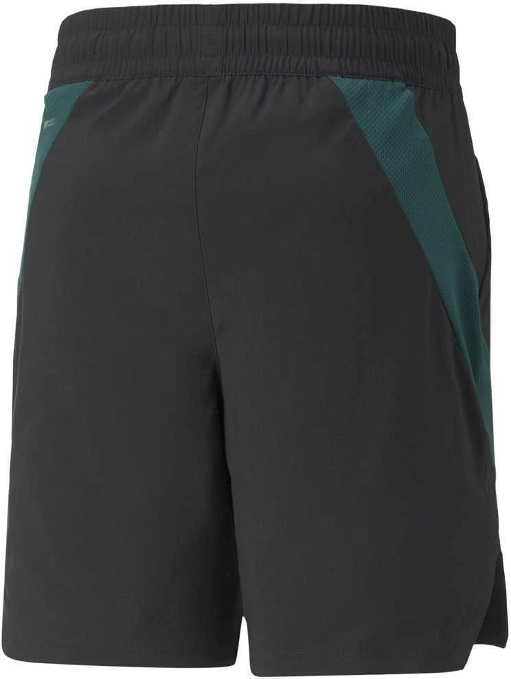 Puma Šortai Vyrams Train Fit Woven 7'' Short Juodas Žalias 522132 56