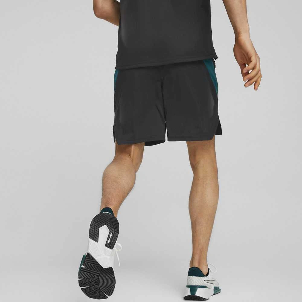 Puma Šortai Vyrams Train Fit Woven 7'' Short Juodas Žalias 522132 56
