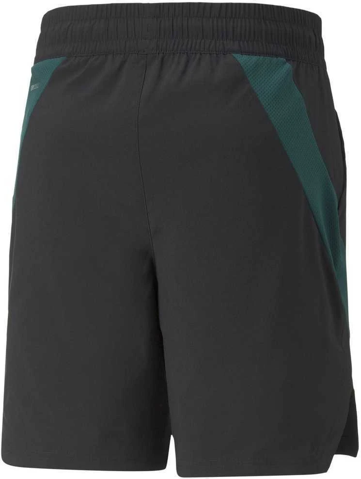 Puma Šortai Vyrams Train Fit Woven 7'' Short Juodas Žalias 522132 56