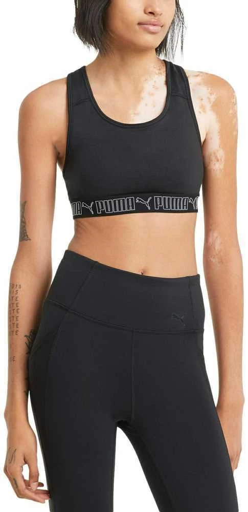 Puma Sportinė Liemenėlė Moterims Mid Impact Elastic Juodas 520302 01