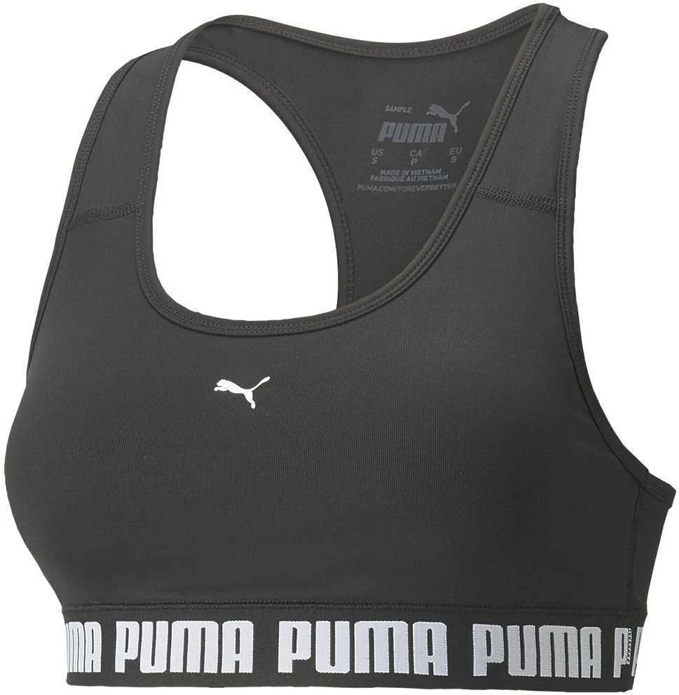 Puma Sportinė Liemenėlė Moterims Mid Impact Strong Juodas 521599 01