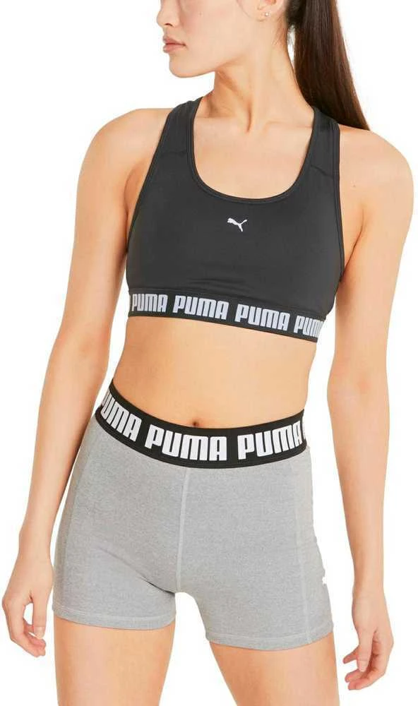 Puma Sportinė Liemenėlė Moterims Mid Impact Strong Juodas 521599 01