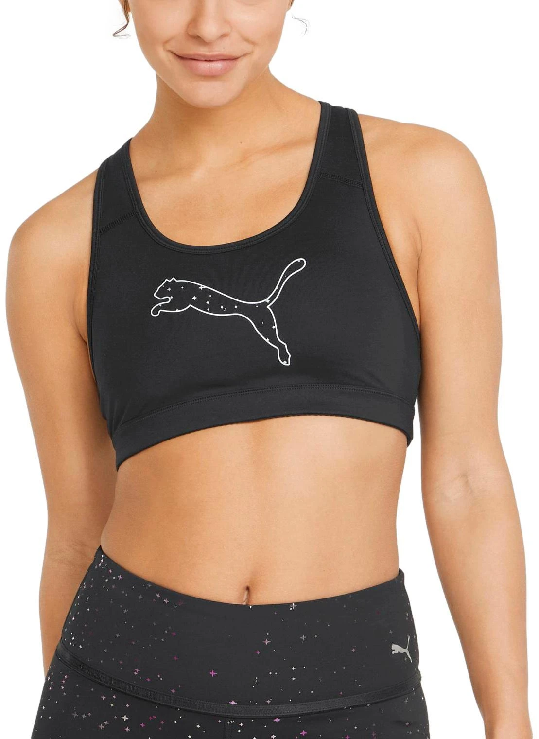 Puma Sportinė Liemenėlė Moterims Mid Impact 4Keeps Juodas 520306 04