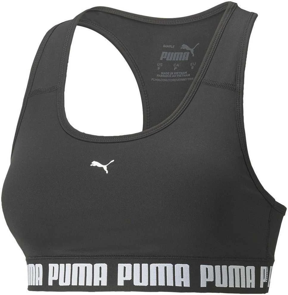 Puma Sportinė Liemenėlė Moterims Mid Impact Strong Juodas 521599 01
