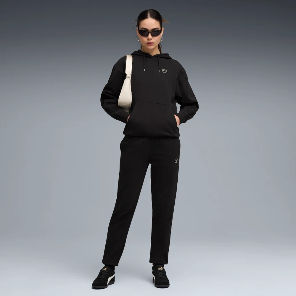 Puma Sportinės Kelnės Moterims Ess Elevated Sweatpants Juodas 691858 01
