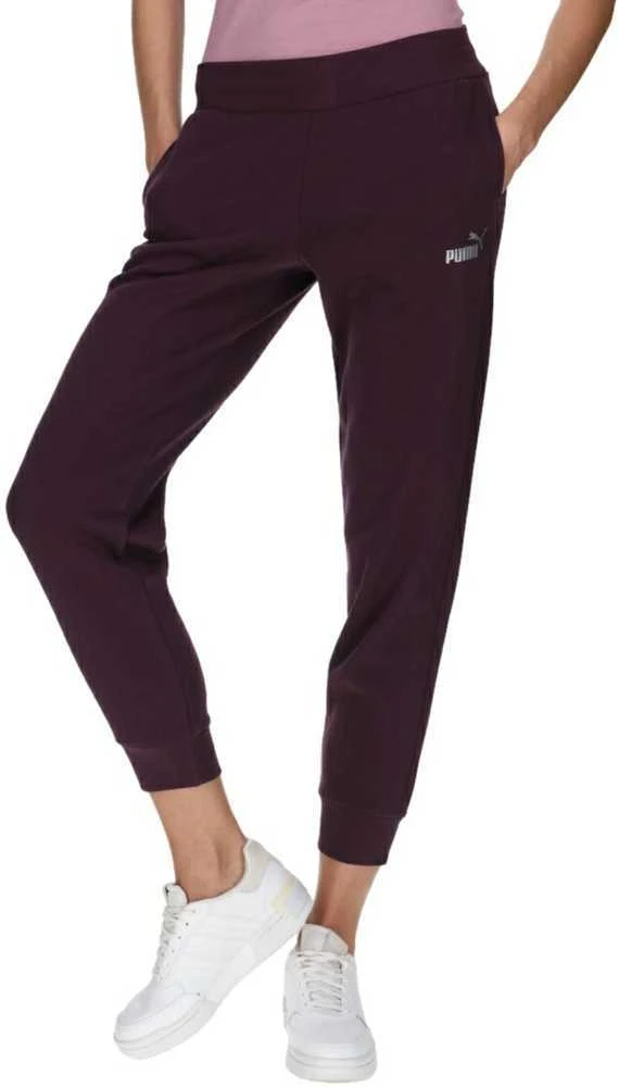 Puma Sportinės Kelnės Moterims Ess+ Metallic Pants Fl Midnight Plum 849959 44