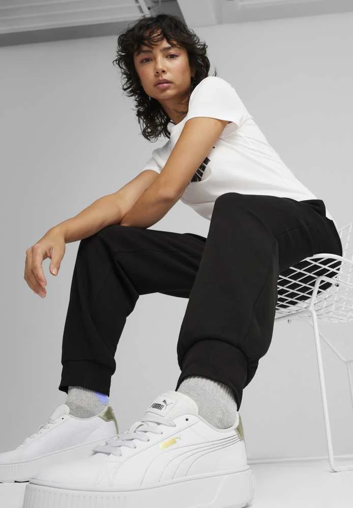 Puma Sportinės Kelnės Moterims Ess+ Small Logo Pants Juodas 678744 01